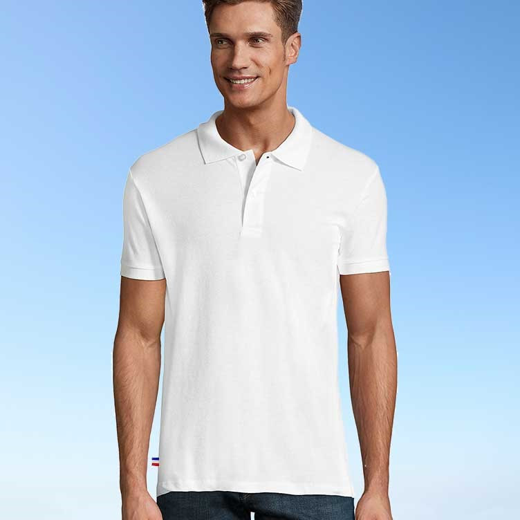 polo-romain-blanc-france