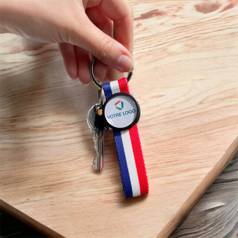 Porte-clé-Drapeau-français-France-GREENGOODIES-2