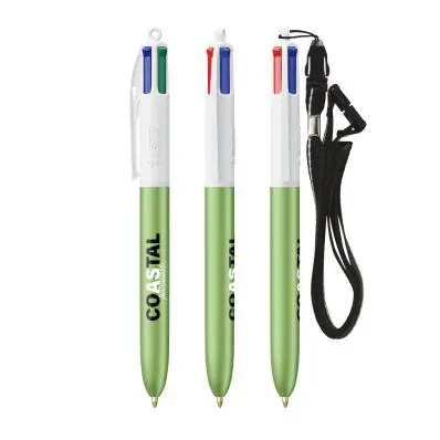 BIC-4-Colours-Glace╠ü-Lanyard-GREEN&GOODIES-5